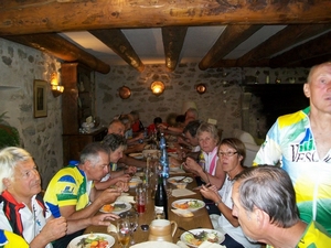 Repas bien mrit au col du Chemintrand